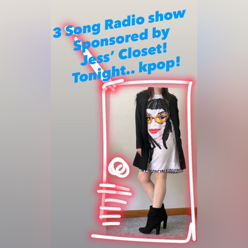 Like to be notified!😃 Jess’s Closet Radio Show! Join us at our next live pop-up!